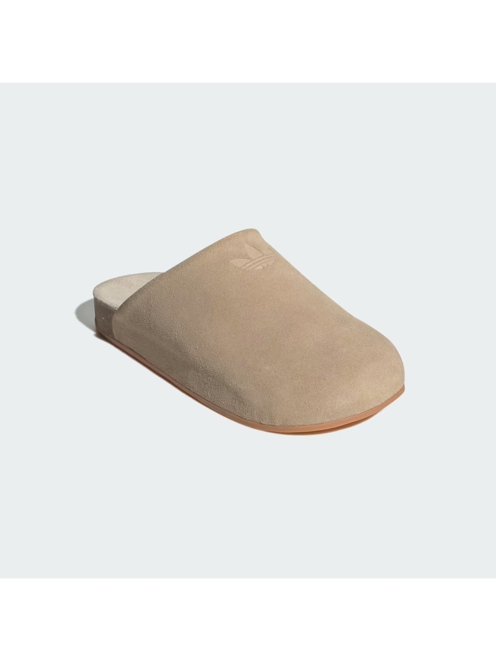 Adidas Adimule Suede Slip-On Mule — Beige Women's Slide - Picture 4 of 5